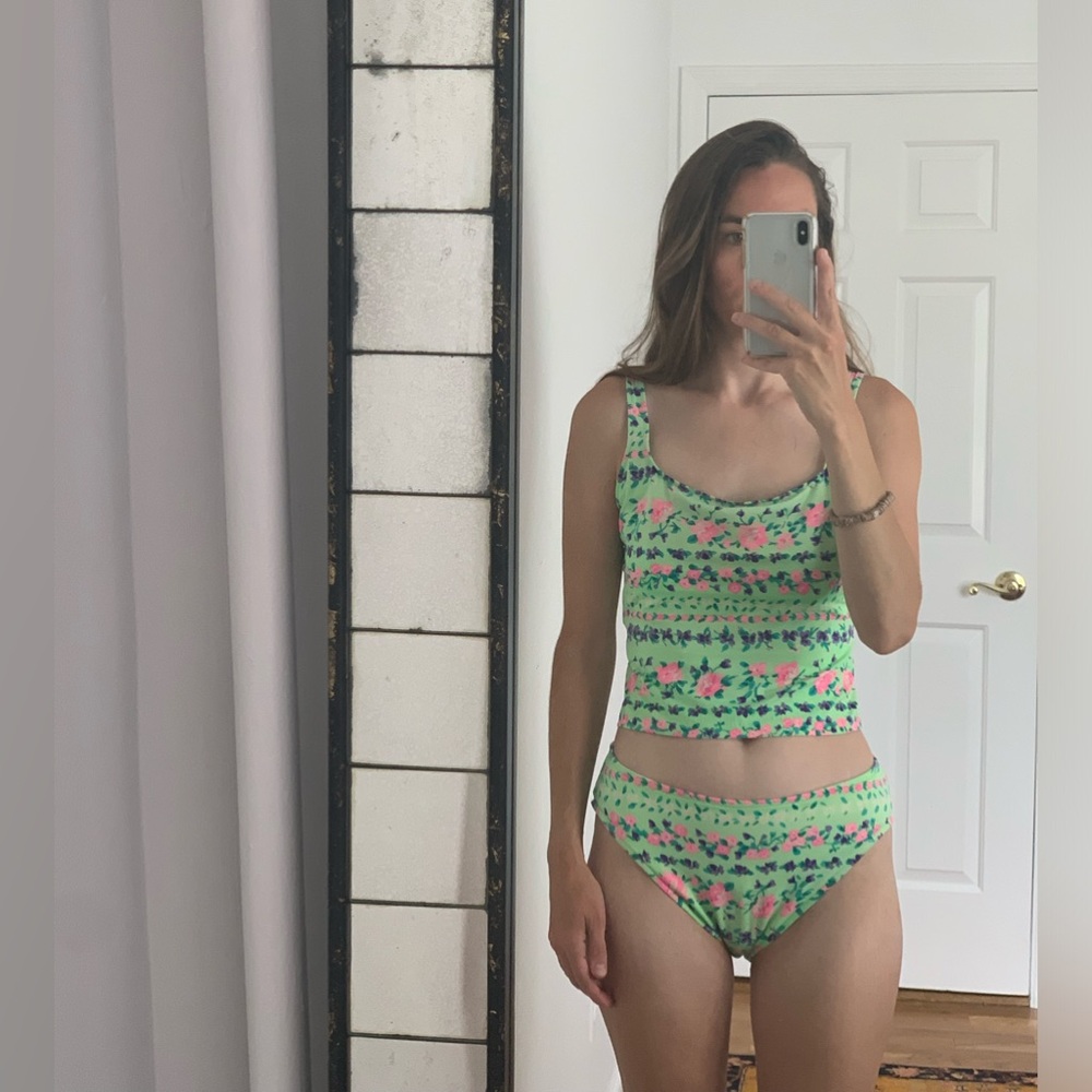 VTG 90s Tankini Set swimsuit small medium?